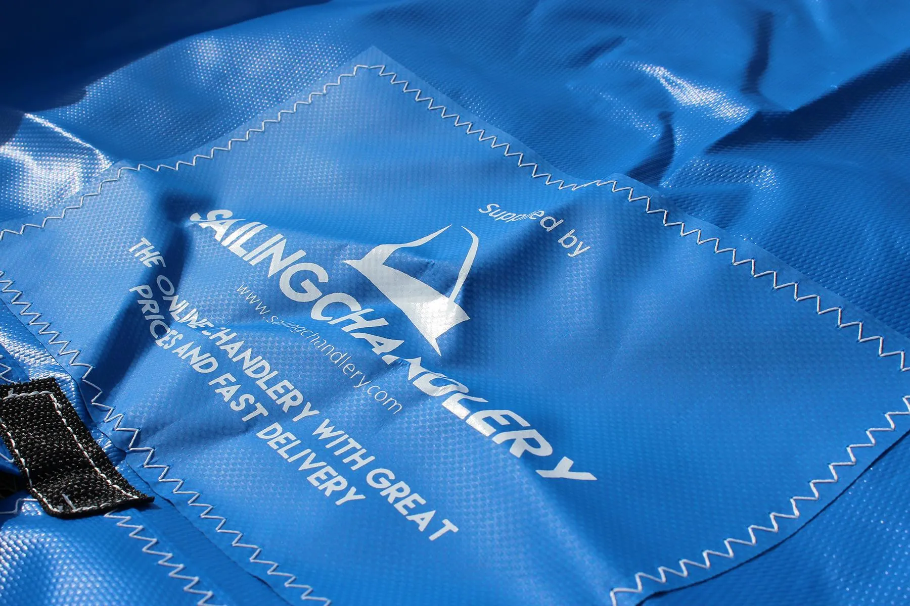 Laser 2 Boat Cover - Boom Up - PVC Blue