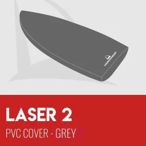 Laser 2 Boat Cover - PVC Grey - Mast Down