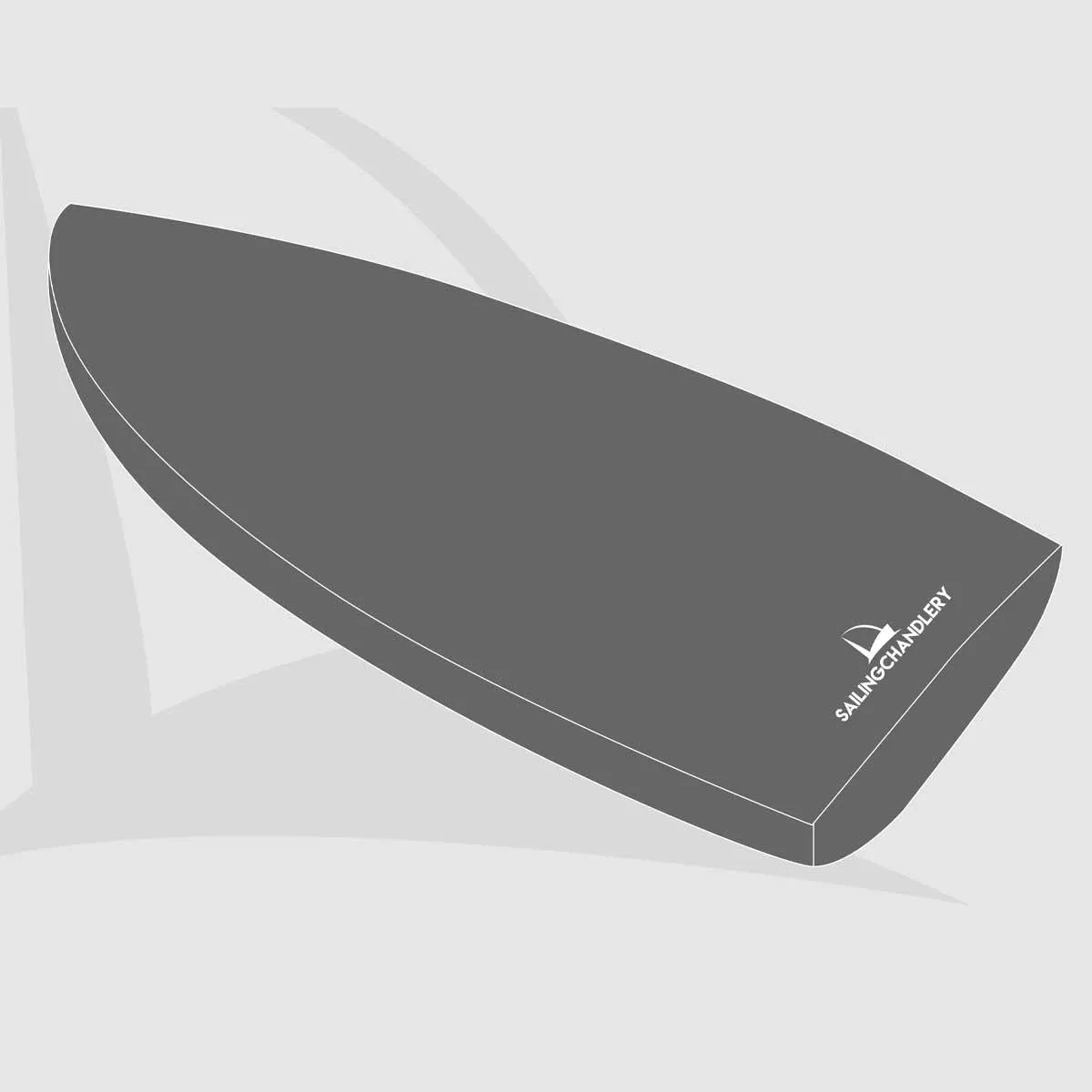 Laser 2 Boat Cover - PVC Grey - Mast Down