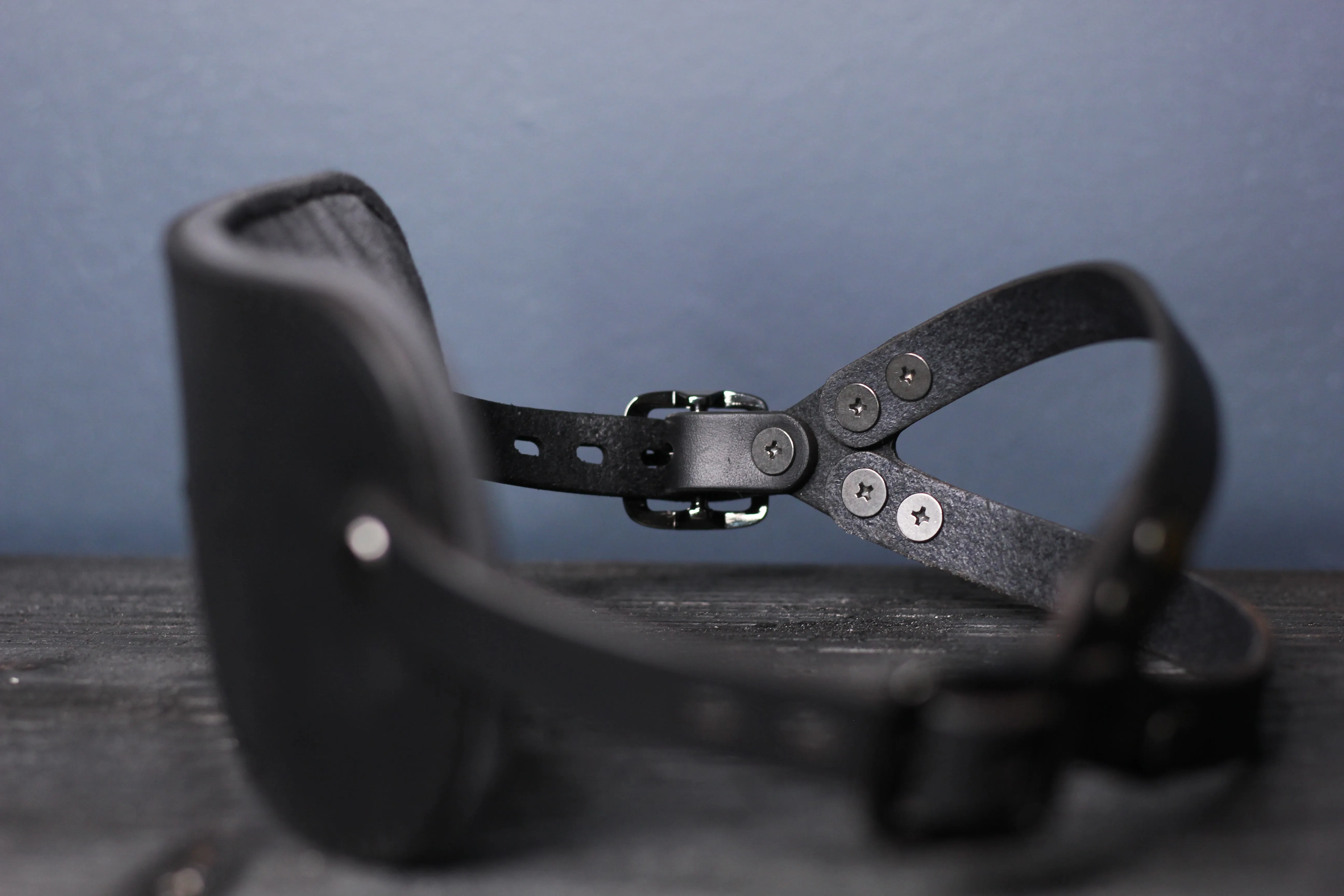 Leather Blindfold with Eye Cups