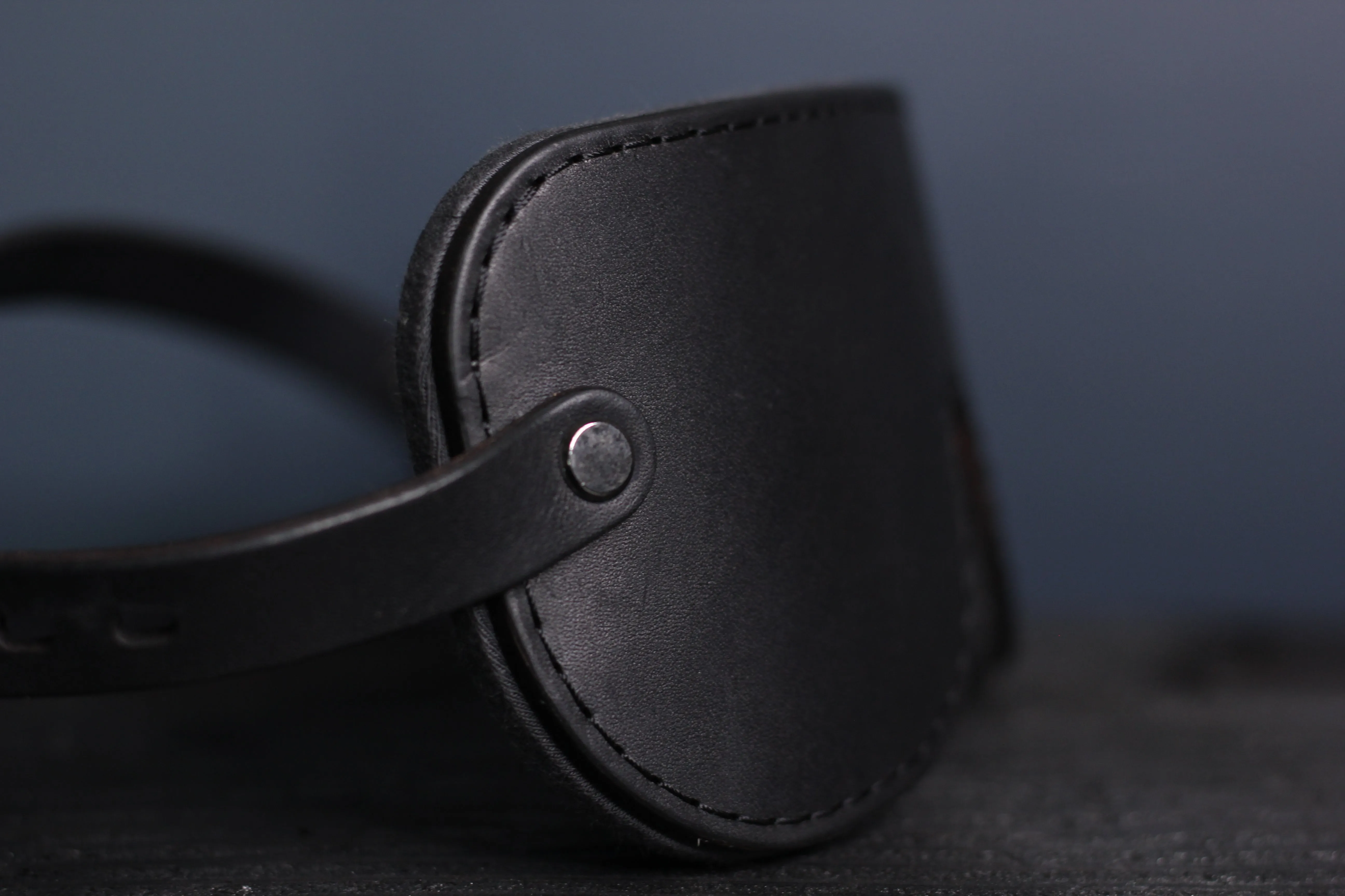 Leather Blindfold with Eye Cups