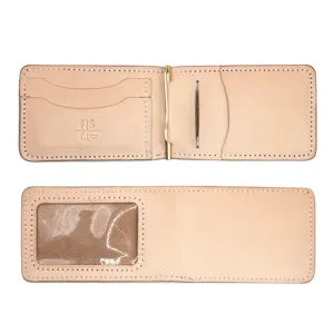Leather Cash Clip Wallet
