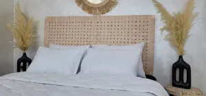 Leather Headboard - Bedroom Wall Décor Over the Bed