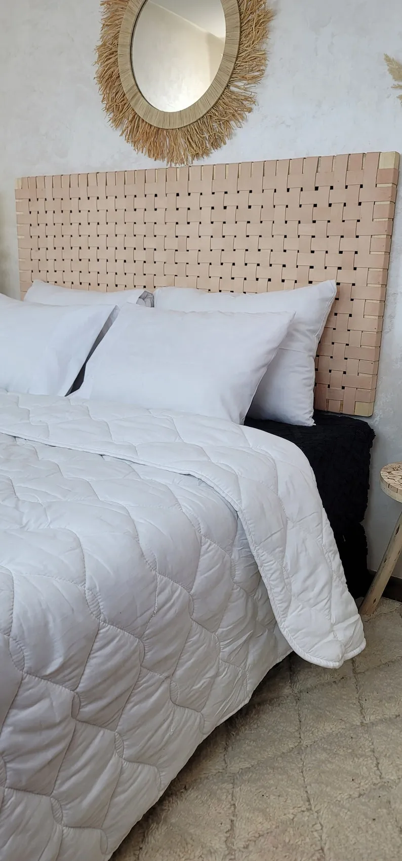 Leather Headboard - Bedroom Wall Décor Over the Bed