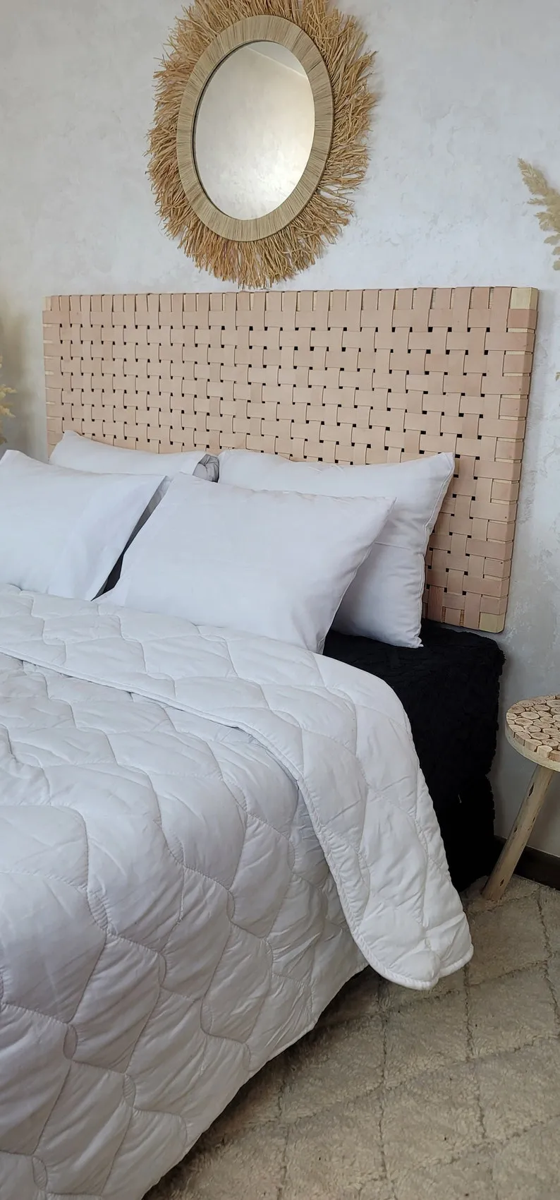 Leather Headboard - Bedroom Wall Décor Over the Bed
