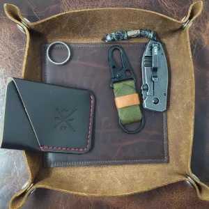 Leather Valet Tray, Large