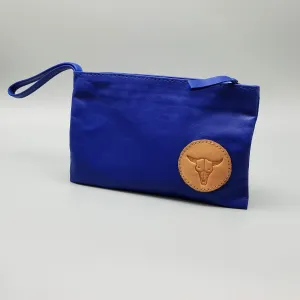 LEATHER WRIST-LET BLUE