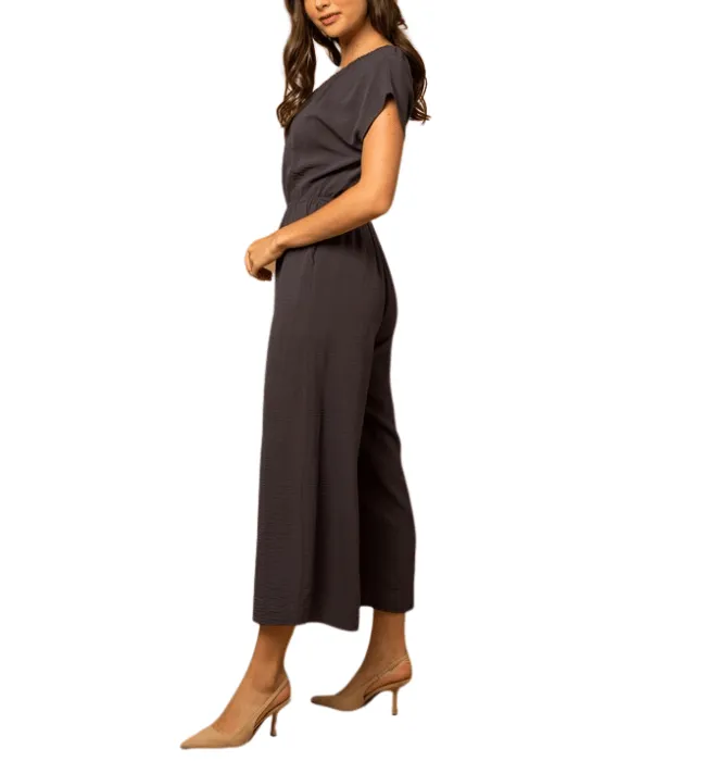 Lenny Charcoal Jumpsuit