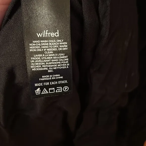 Like new Aritzia Wilfred black corset strappy maxi dress size 14