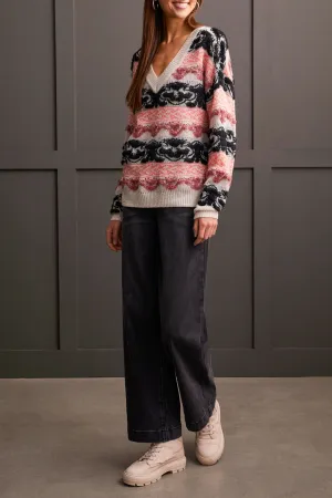 Looped Yarn Sweater