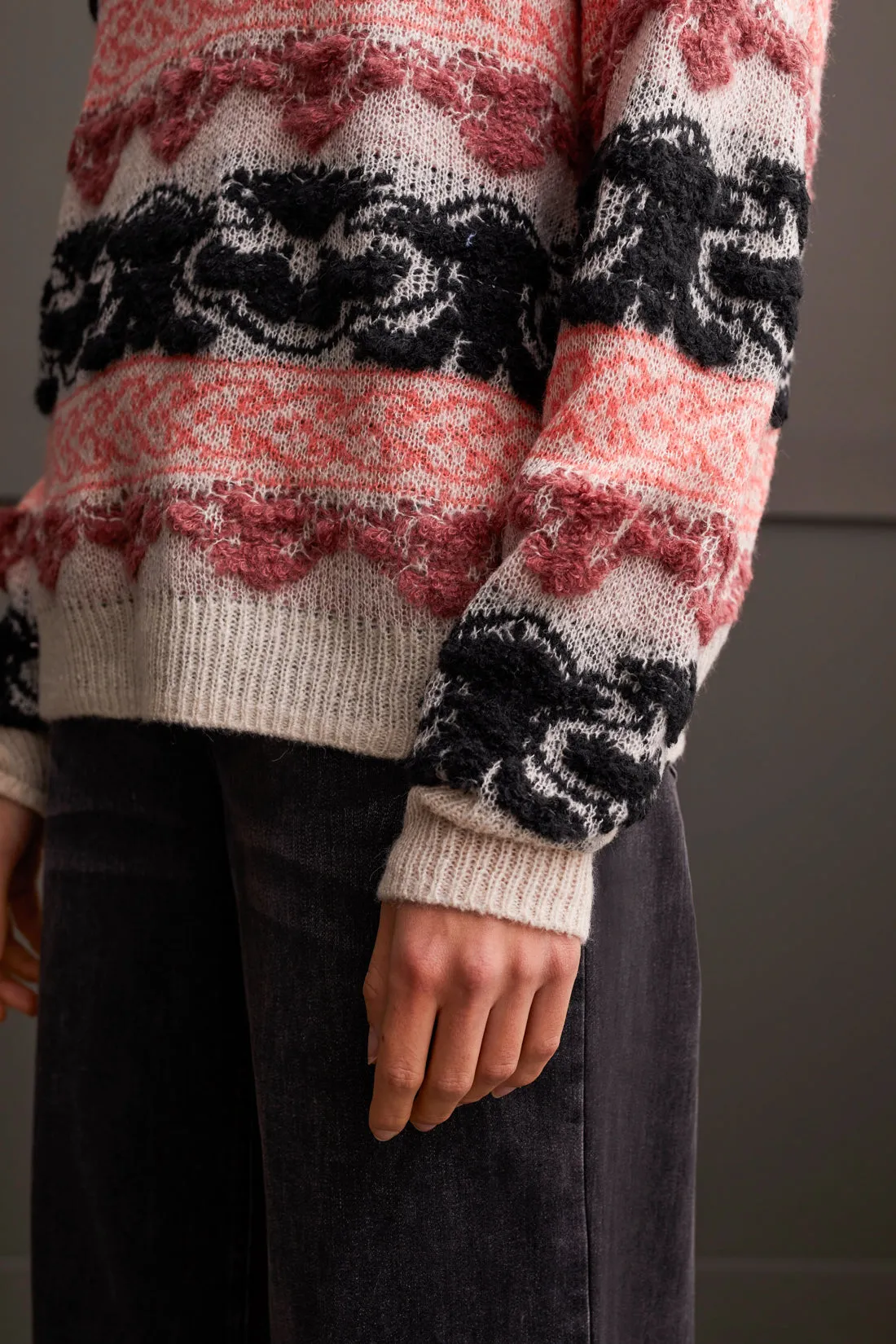Looped Yarn Sweater