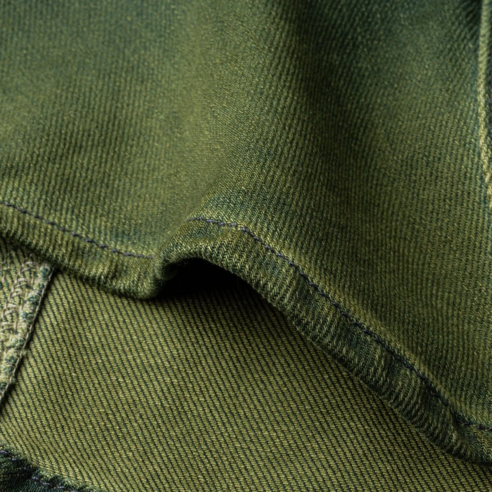 Maddi Fitted Western Snap Shirt In Avocado Over Dye