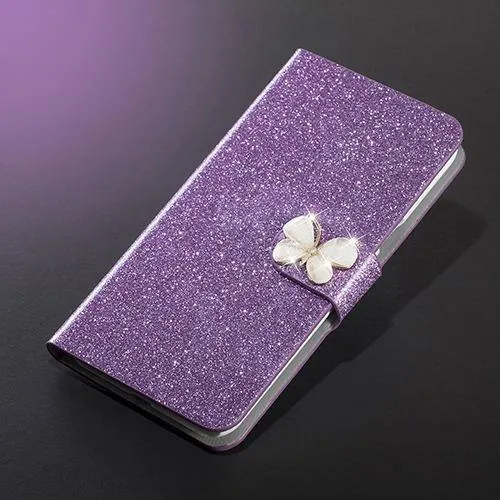 Magnetic Auto Flip Wallet Stand Cell Phone Case