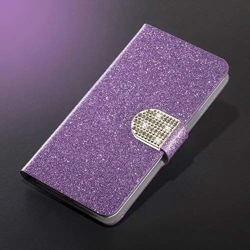 Magnetic Auto Flip Wallet Stand Cell Phone Case