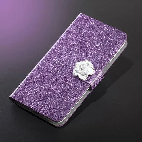 Magnetic Auto Flip Wallet Stand Cell Phone Case