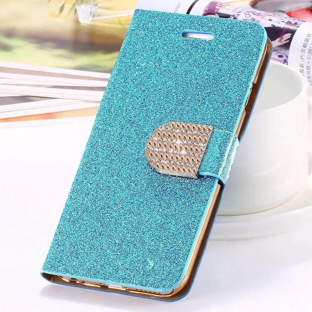 Magnetic Auto Flip Wallet Stand Cell Phone Case