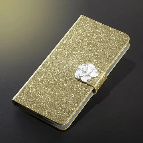 Magnetic Auto Flip Wallet Stand Cell Phone Case