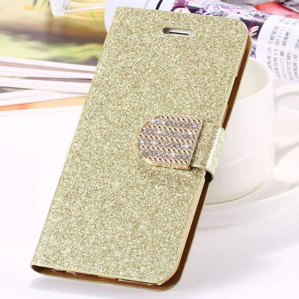 Magnetic Auto Flip Wallet Stand Cell Phone Case