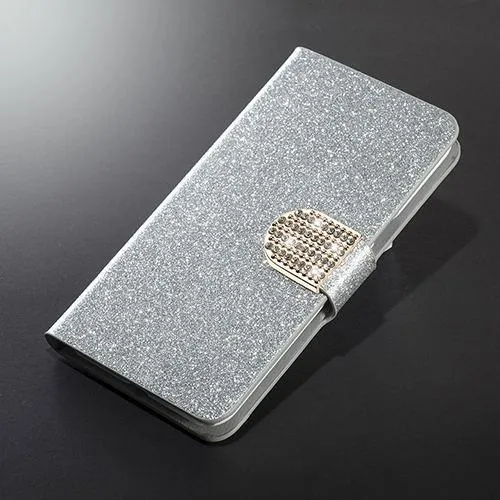Magnetic Auto Flip Wallet Stand Cell Phone Case