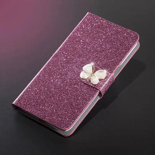 Magnetic Auto Flip Wallet Stand Cell Phone Case