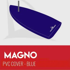 Magno Flat Boat Cover - PVC Blue