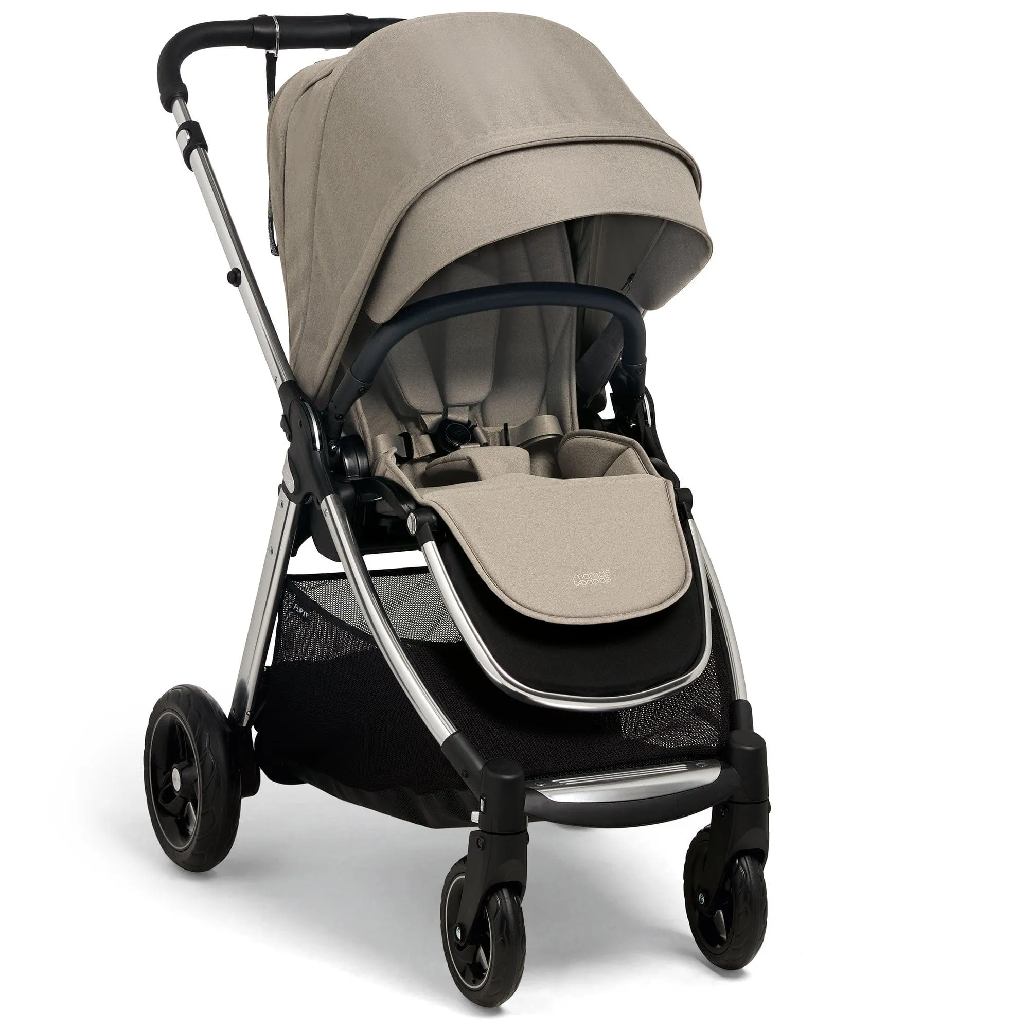 Mamas & Papas Flip XT³ 8 Piece Essentials Bundle with Car Seat - Fawn