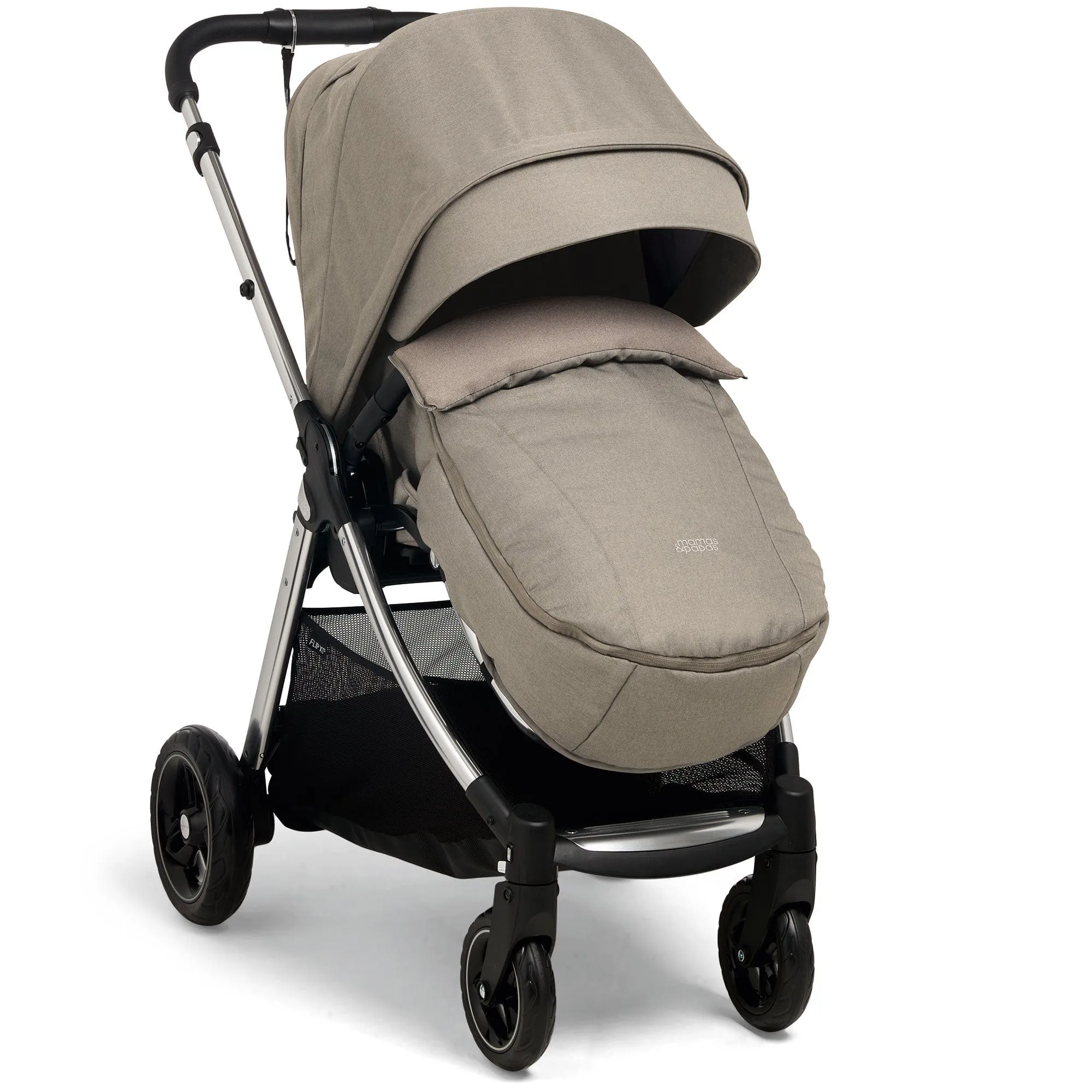 Mamas & Papas Flip XT³ 8 Piece Essentials Bundle with Car Seat - Fawn