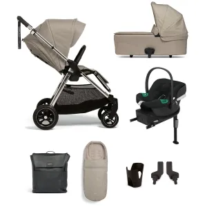 Mamas & Papas Flip XT³ 8 Piece Essentials Bundle with Car Seat - Fawn