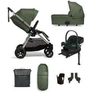 Mamas & Papas Flip XT³ 8 Piece Essentials Bundle with Car Seat - Juniper