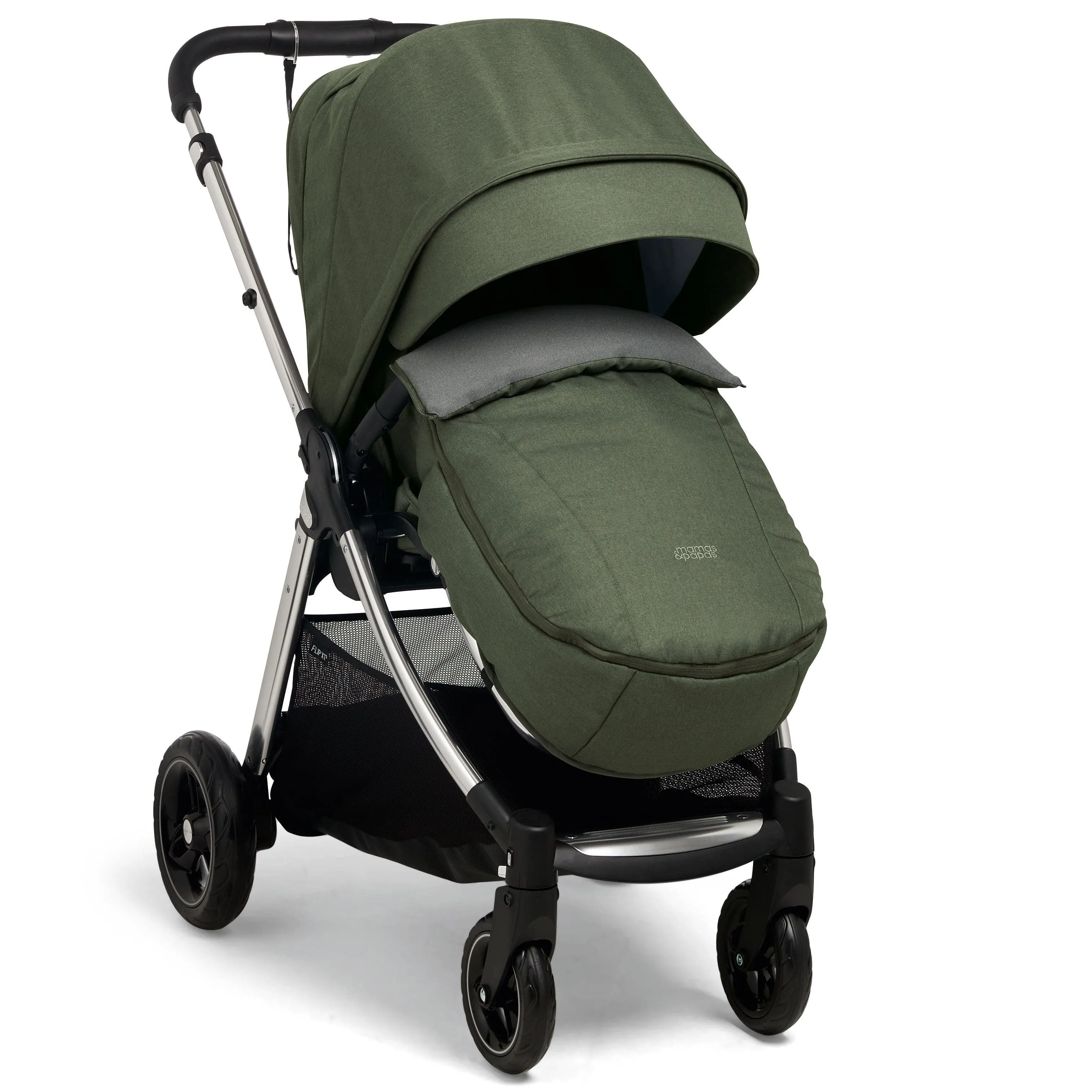 Mamas & Papas Flip XT³ 8 Piece Essentials Bundle with Car Seat - Juniper