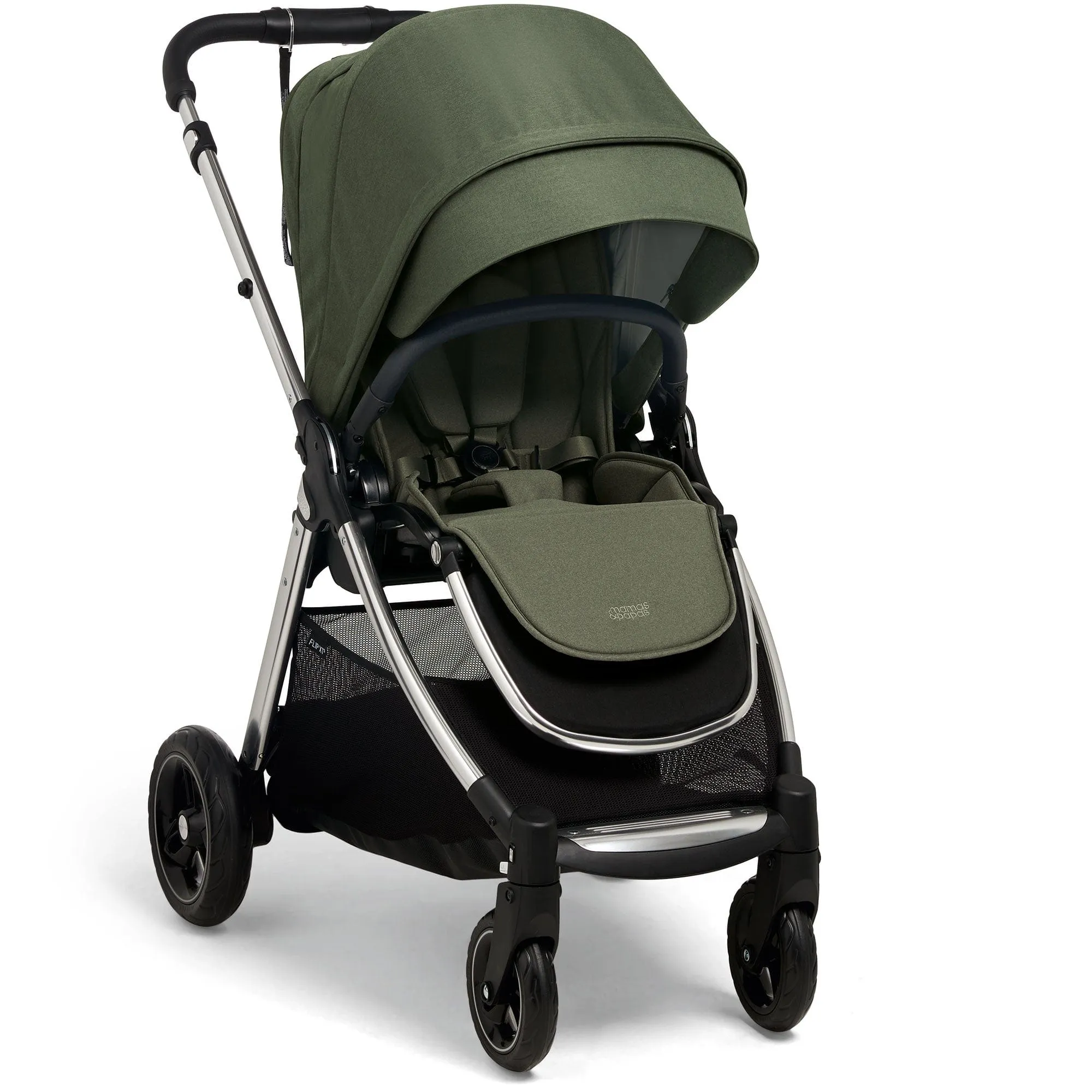 Mamas & Papas Flip XT³ 8 Piece Essentials Bundle with Car Seat - Juniper