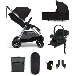 Mamas & Papas Flip XT³ 8 Piece Essentials Bundle with Car Seat - Slated Navy