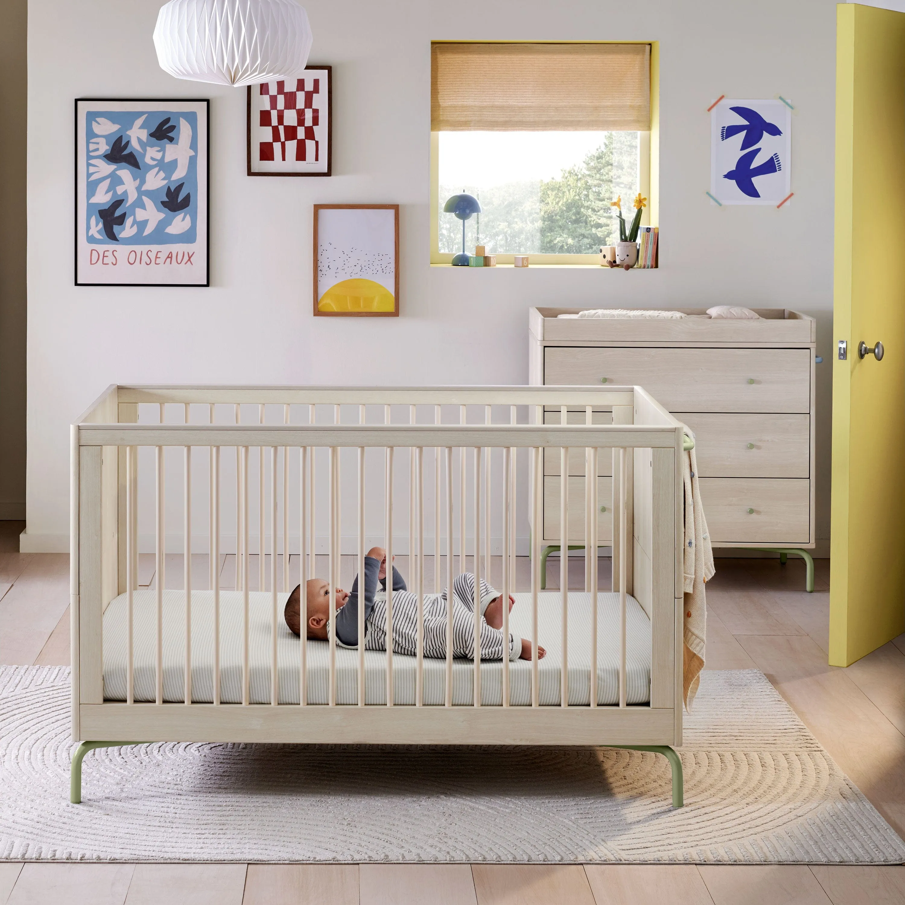 Mamas & Papas Kinlay 2 Piece Roomset - Moss Green
