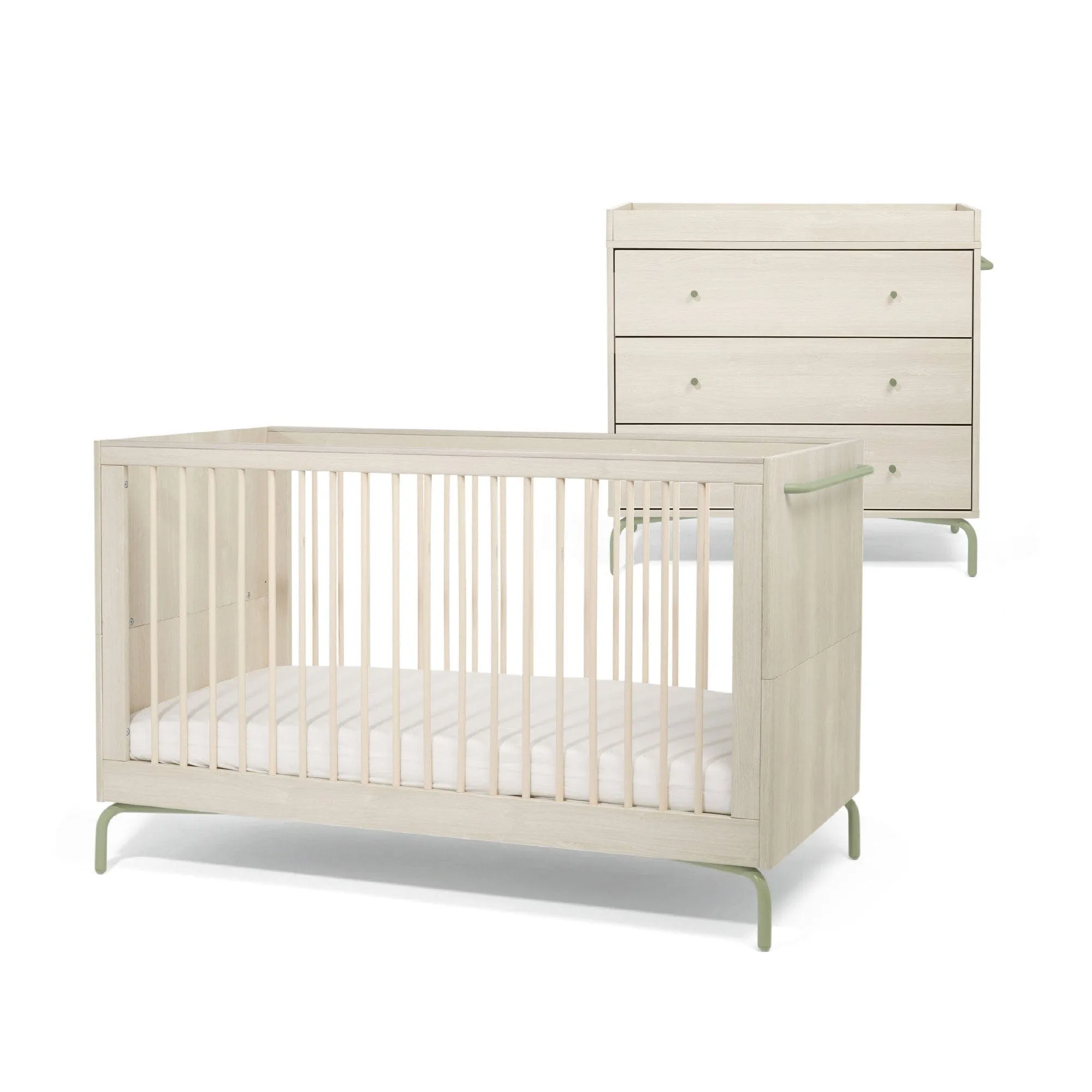 Mamas & Papas Kinlay 2 Piece Roomset - Moss Green