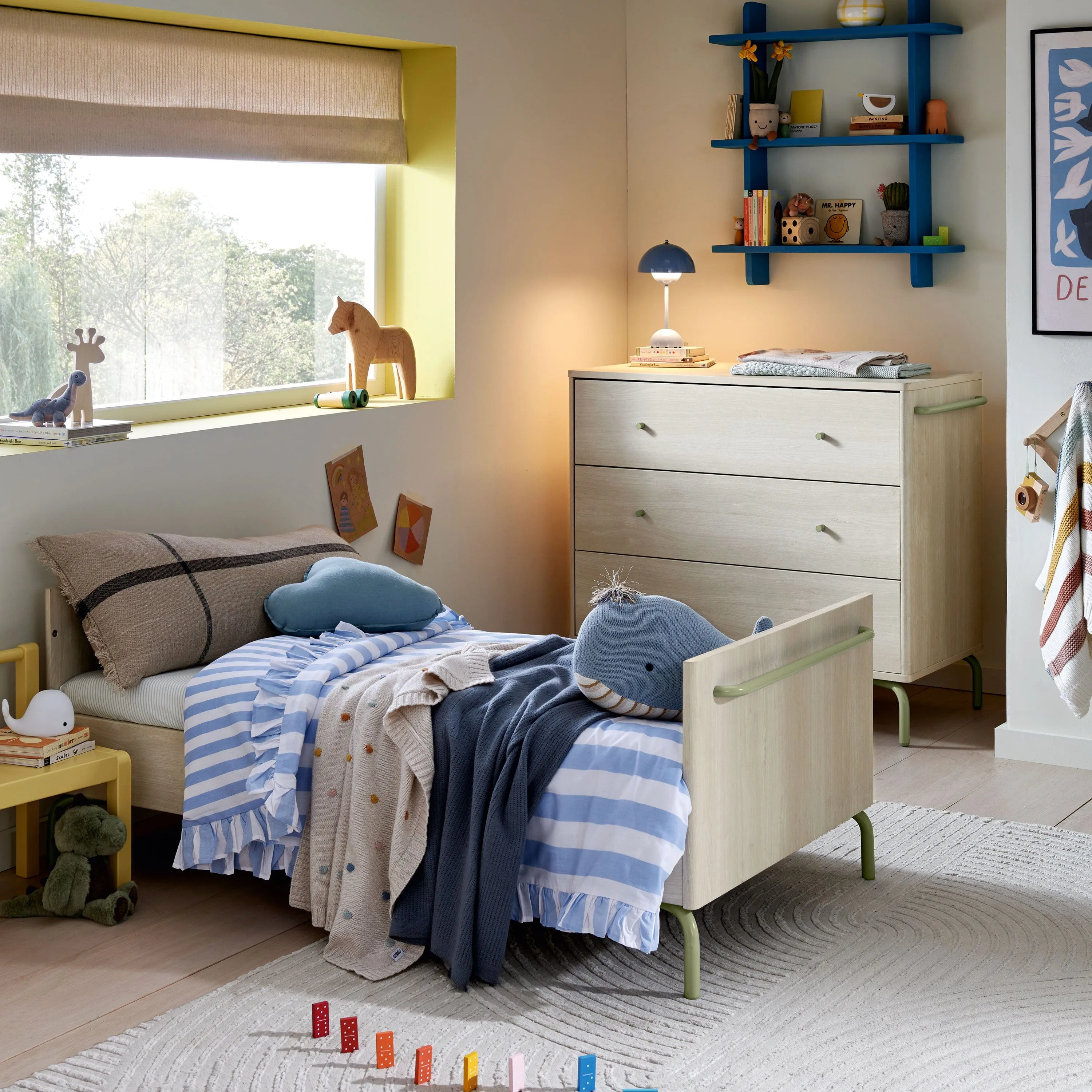 Mamas & Papas Kinlay 2 Piece Roomset - Moss Green