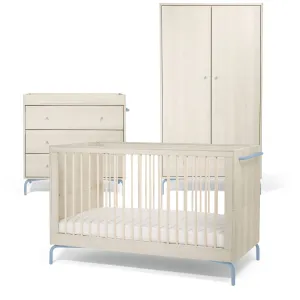 Mamas & Papas Kinlay 3 Piece Roomset in Dusty Blue