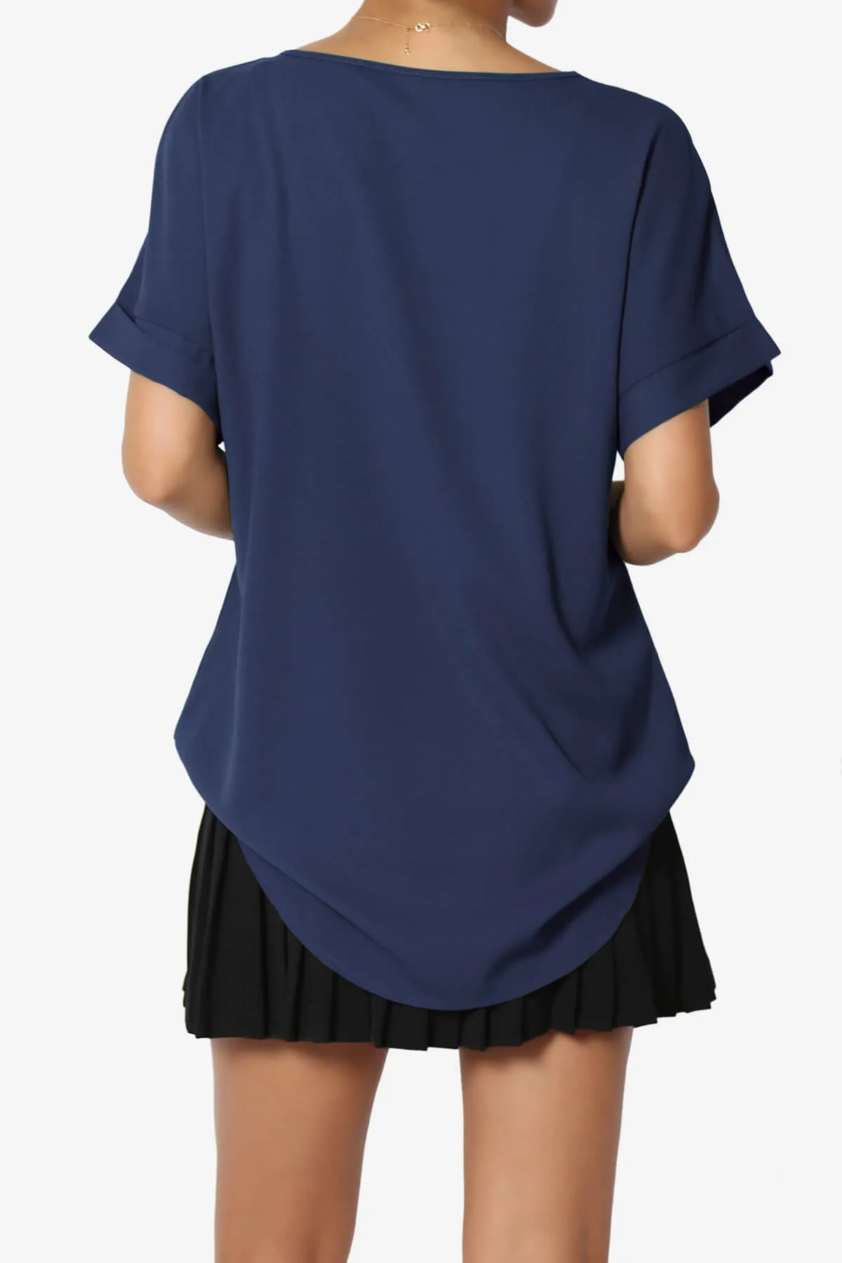 Marla Lightweight Woven Dolman Top PLUS