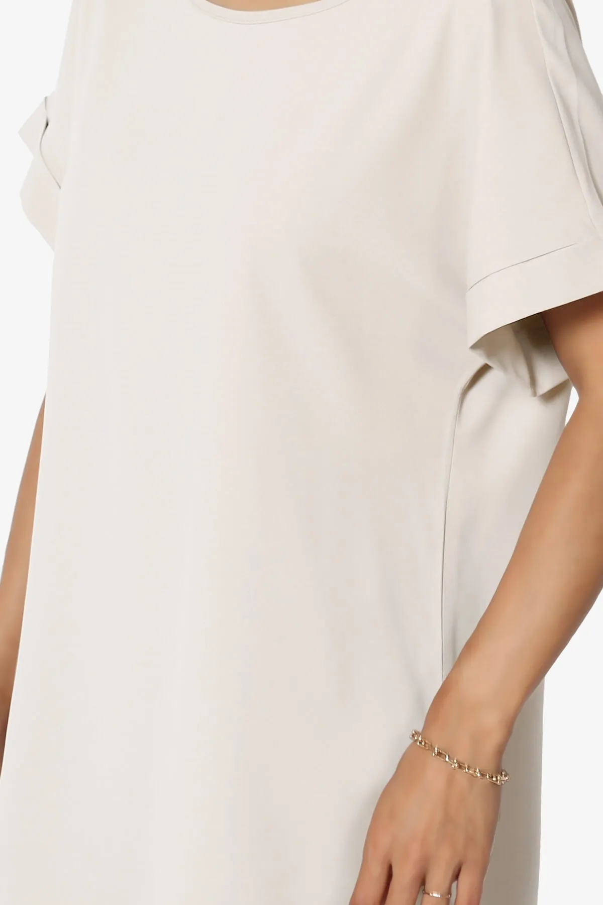 Marla Lightweight Woven Dolman Top PLUS