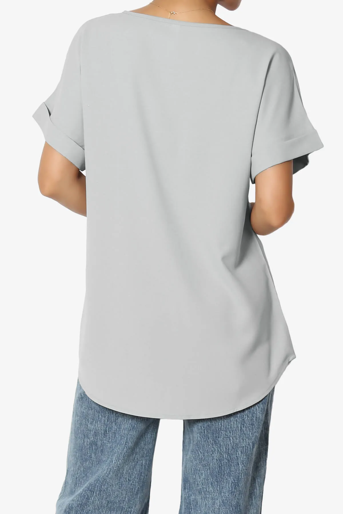 Marla Lightweight Woven Dolman Top PLUS