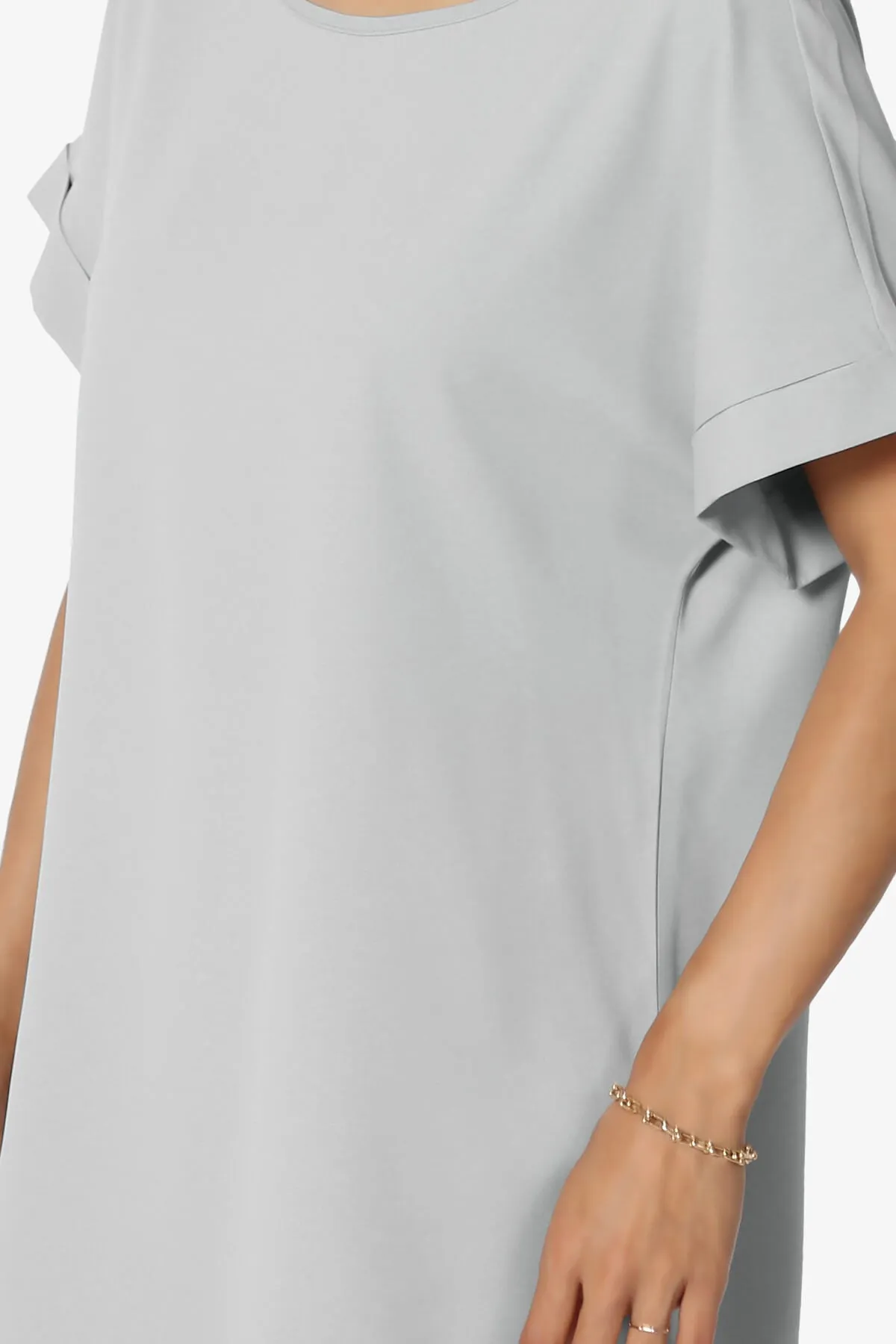 Marla Lightweight Woven Dolman Top PLUS