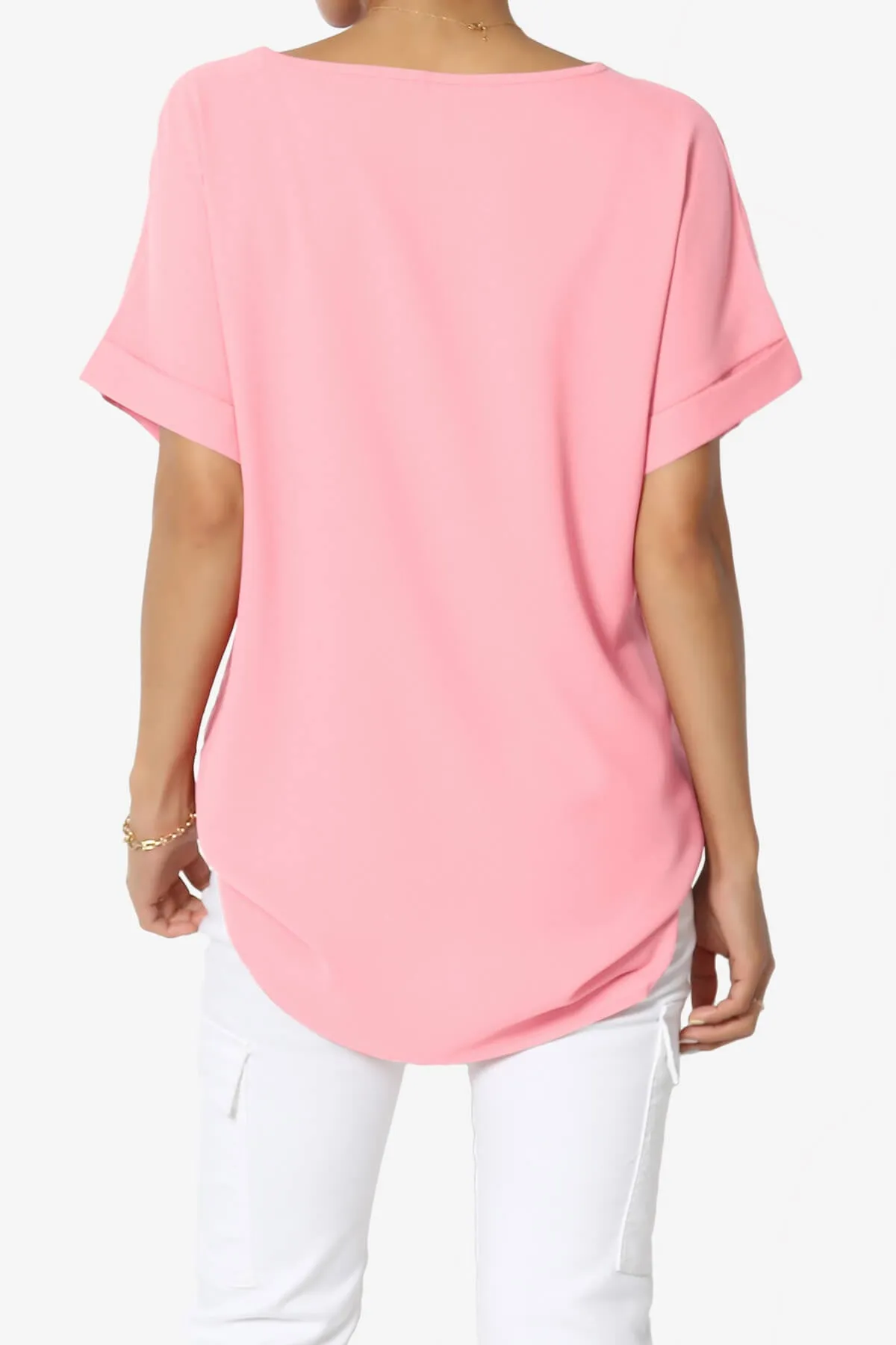 Marla Lightweight Woven Dolman Top