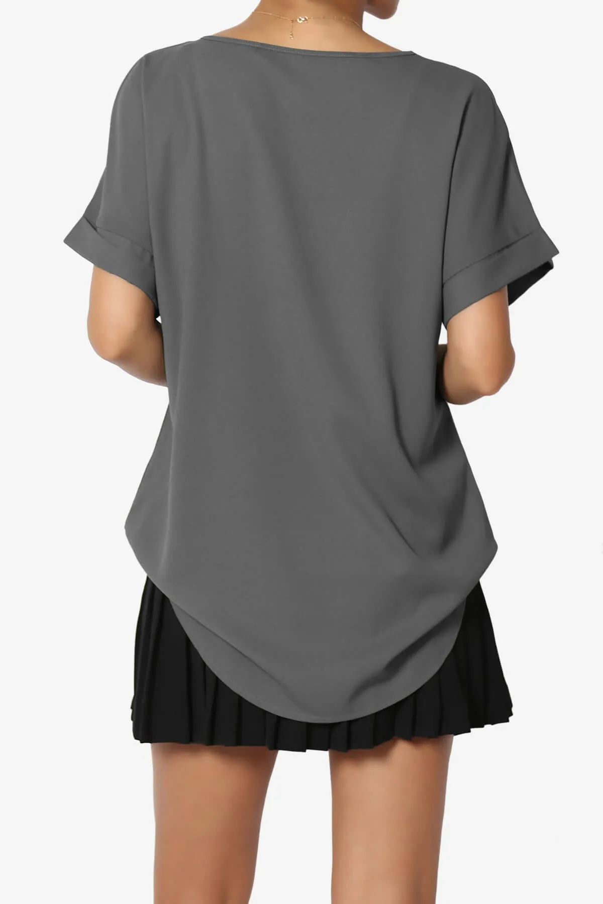 Marla Lightweight Woven Dolman Top