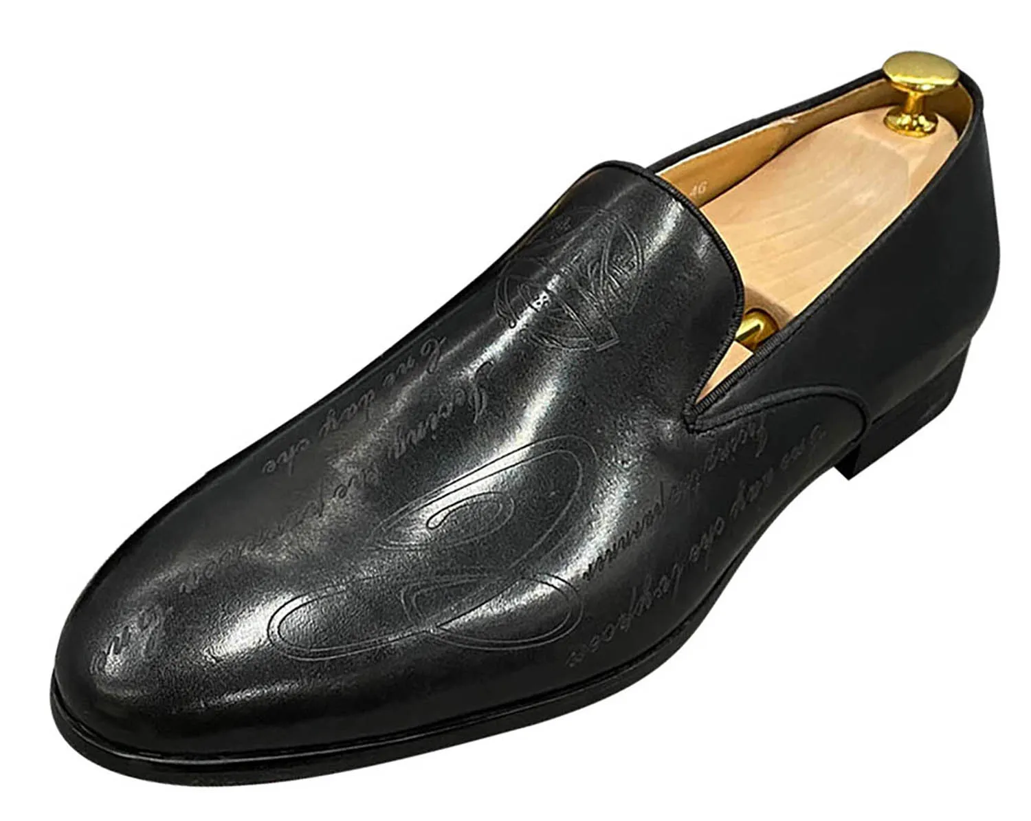 Men's Dress Formal Hand-Painted Penny Loafers