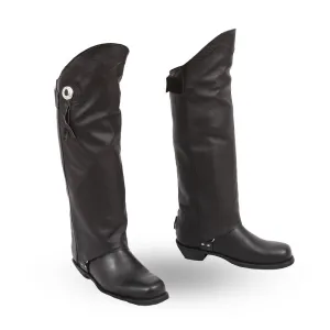 MIKADO Motorcycle Leather Half Chaps