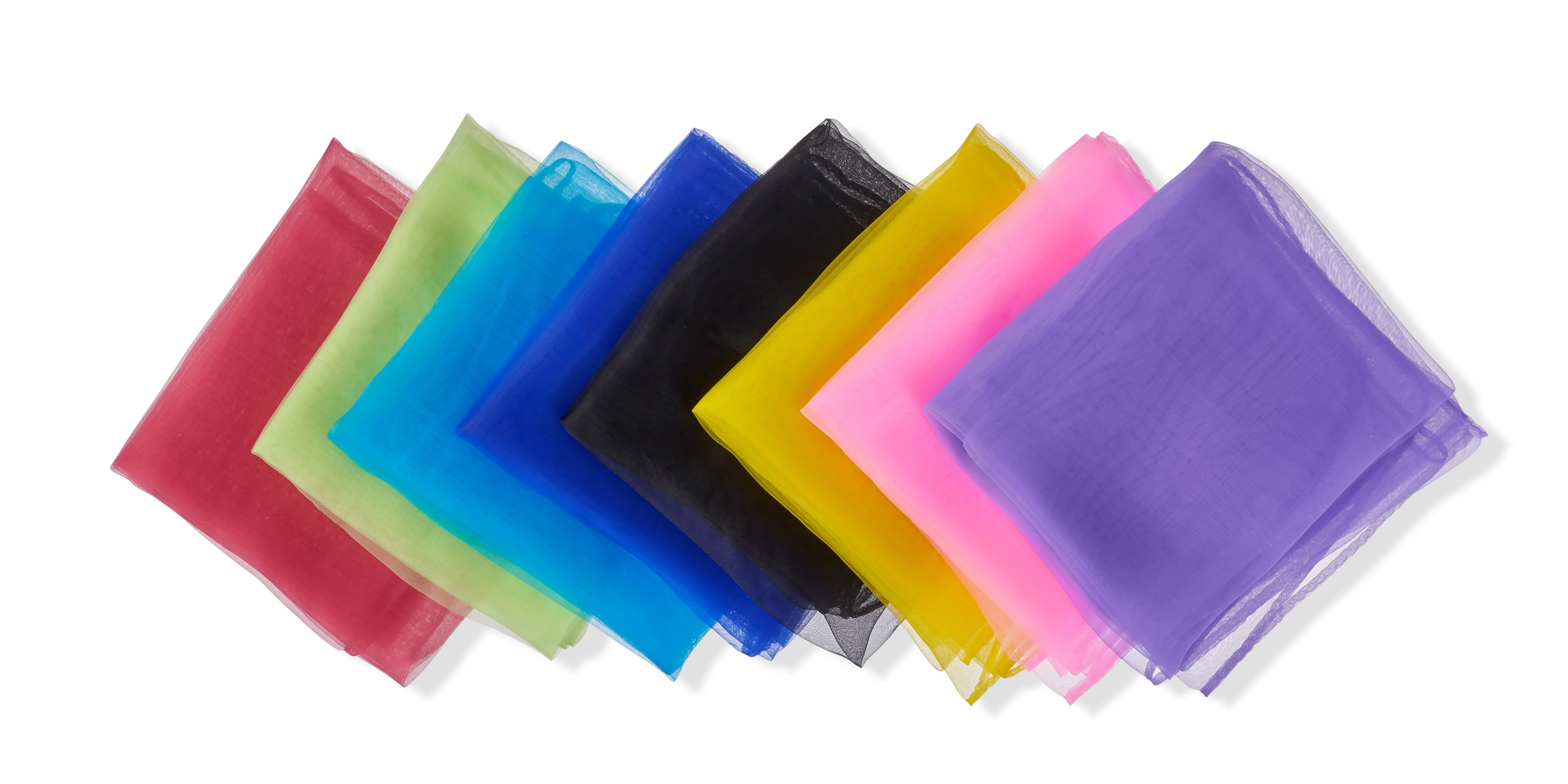 Multi-Coloured Square Sensory Dance Scarves