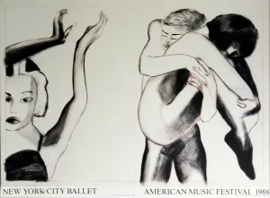 New York City Ballet 1988  by Francesco Clemente