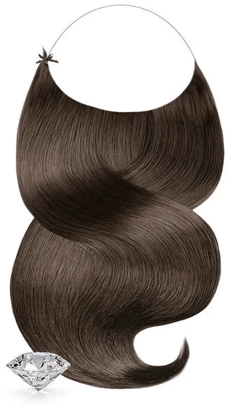 One-Piece / Halo Haarteil Extensions Chestnut Flash Brown