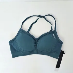 ONER ACTIVE Effortless Teal Strappy Bralette Sports Bra Small