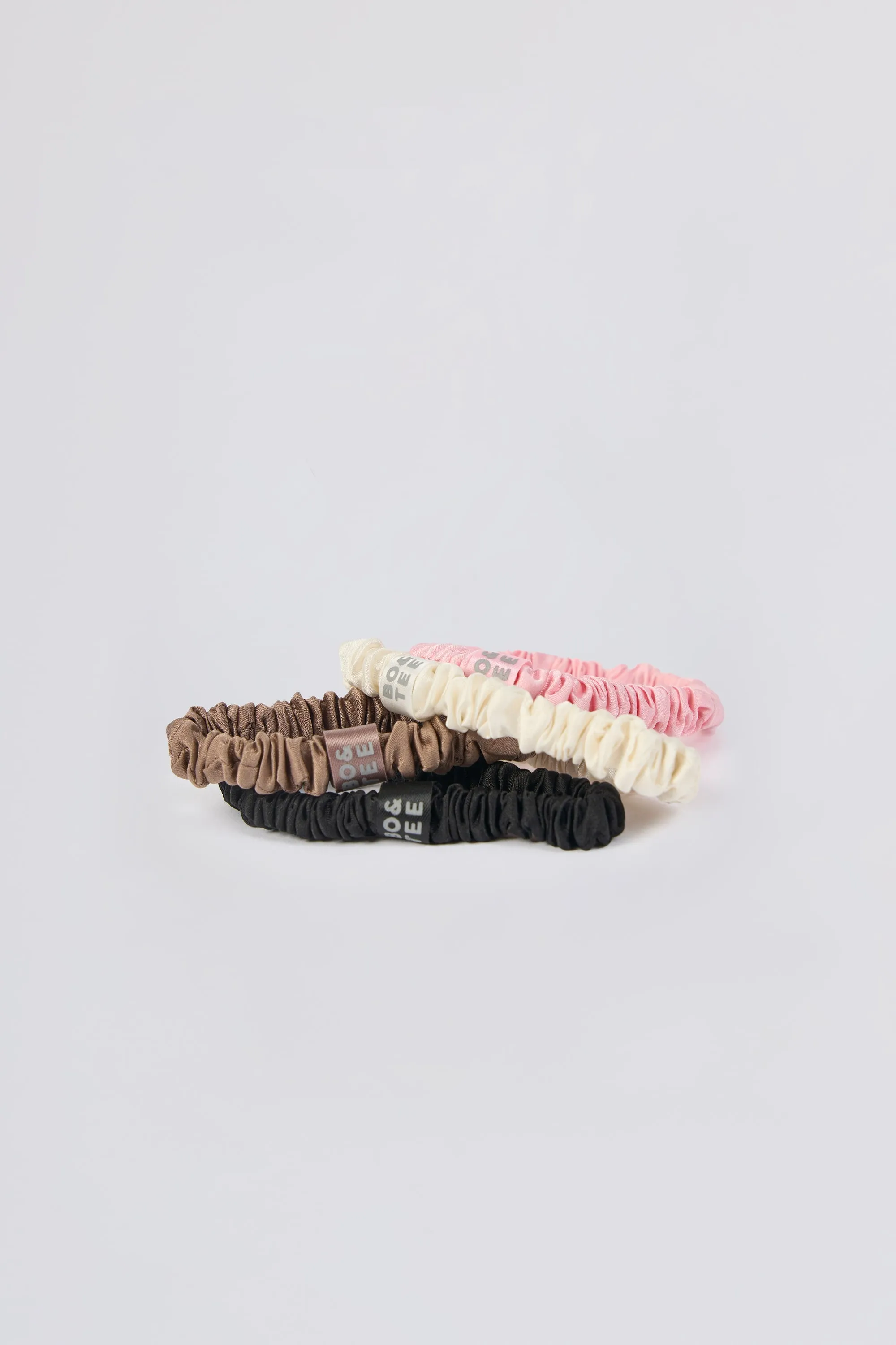 Pack of 4 Silk Scrunchies