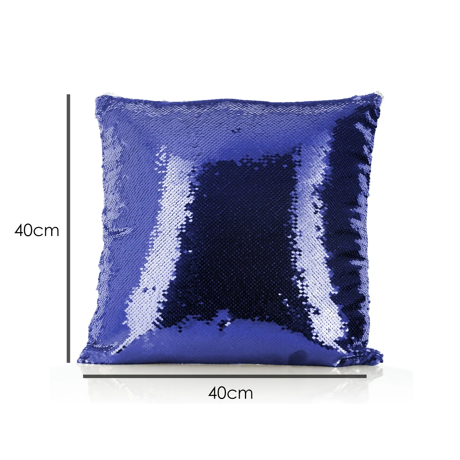 Personalised Sequin Cushion with Wild Boar Piglet with Bird and Bees and Cute Text